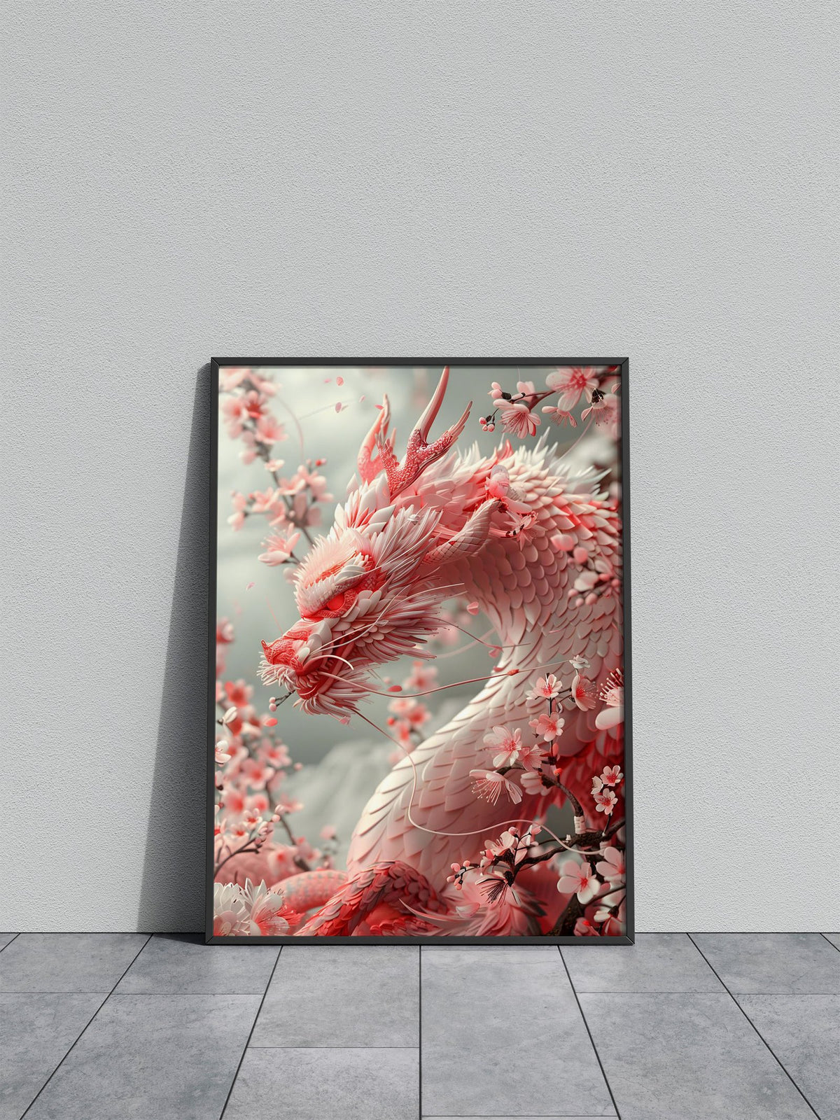 Fantasy Asian Dragon Art Asian Style Poster | Wall Art for Home & Office | High-Quality Print - High-Quality Visual Display