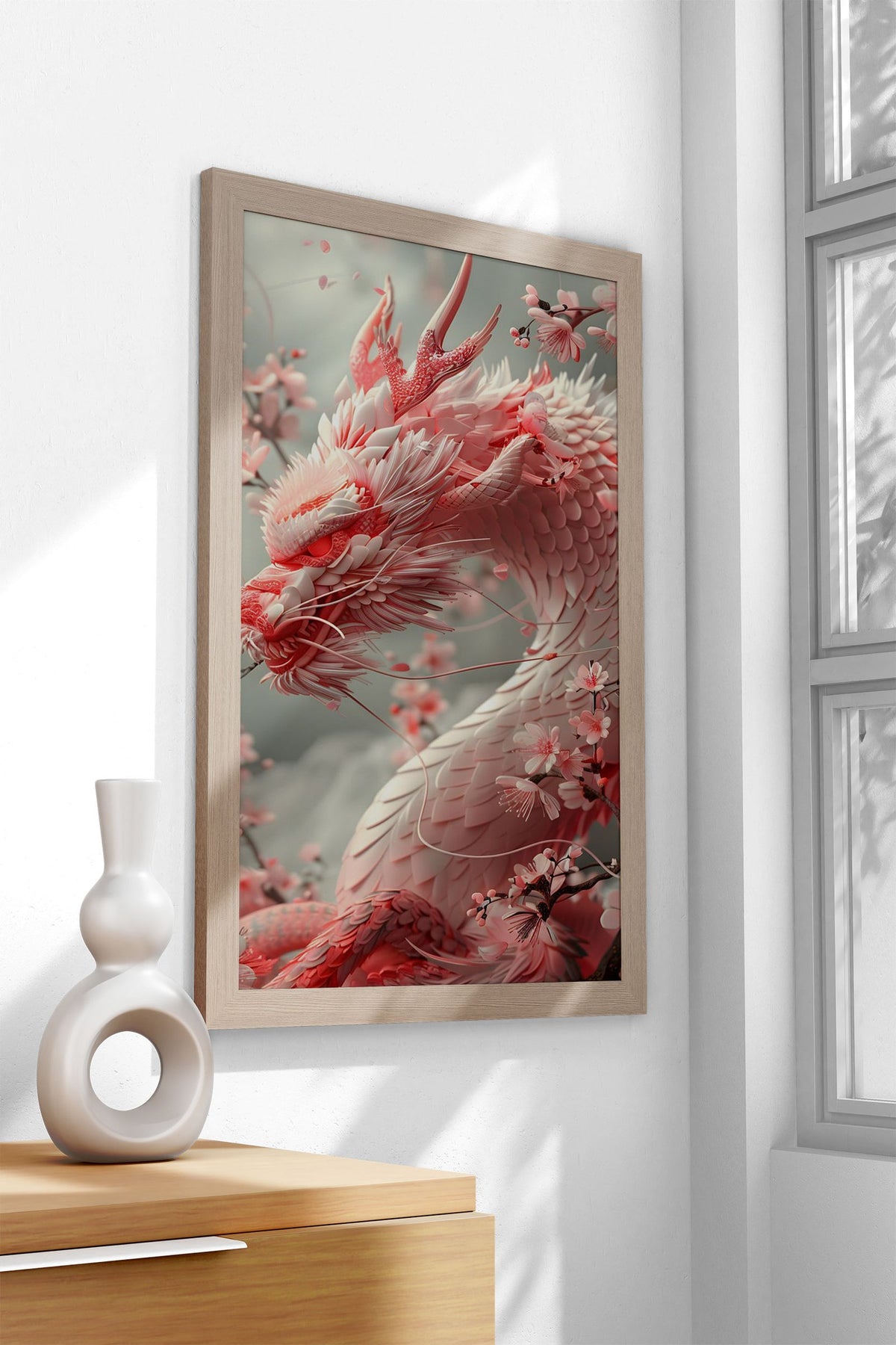 Fantasy Asian Dragon Art Asian Style Poster | Wall Art for Home & Office | High-Quality Print - High-Quality Visual Display