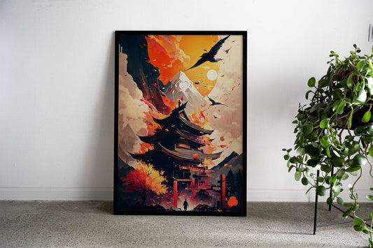 Fantasy Japan Art Asian Style Poster | Wall Art for Home & Office | High-Quality Print - High-Quality Visual Display