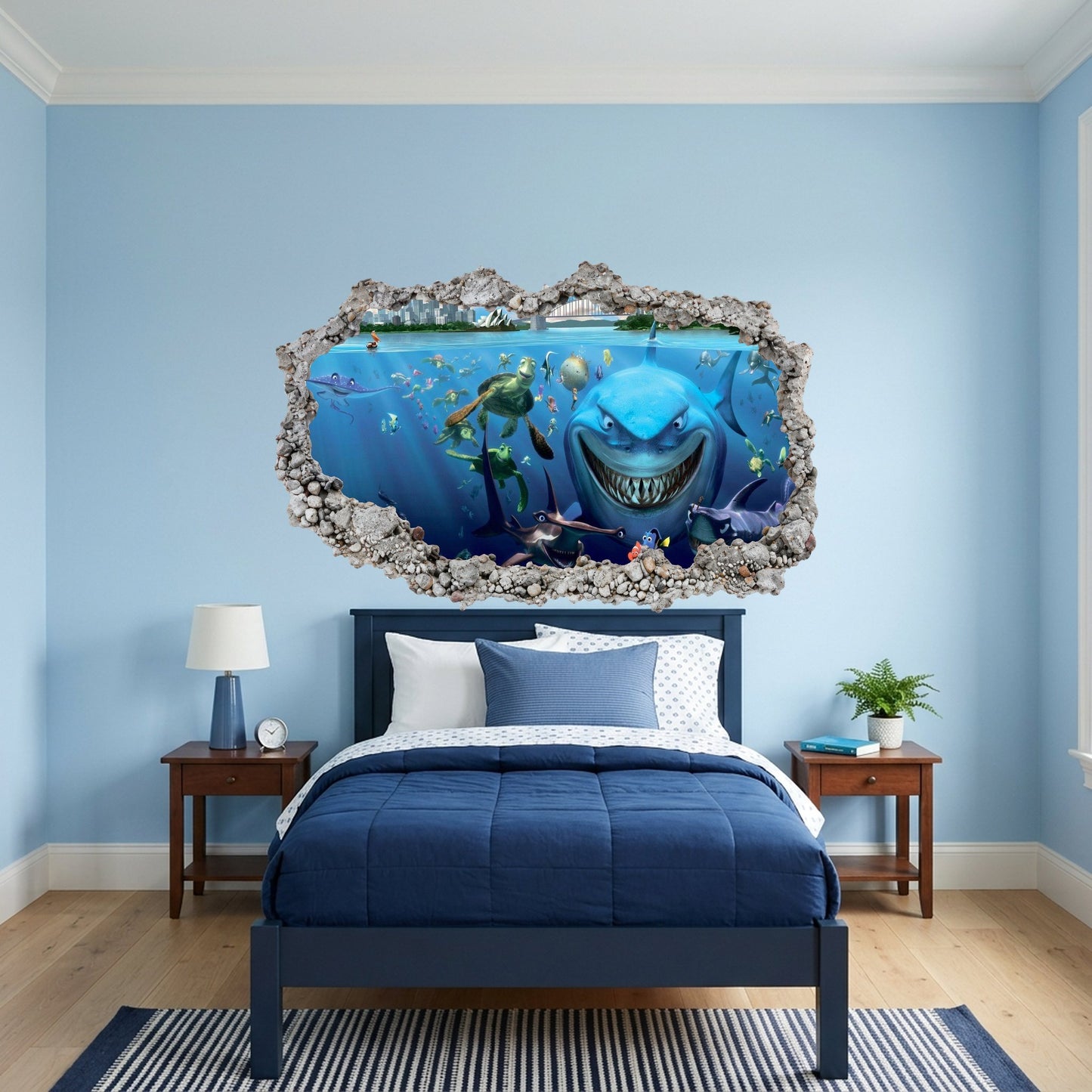 Finding Nemo Dory Pixar 3D Smashed Wall Decal Bedroom Decor 161