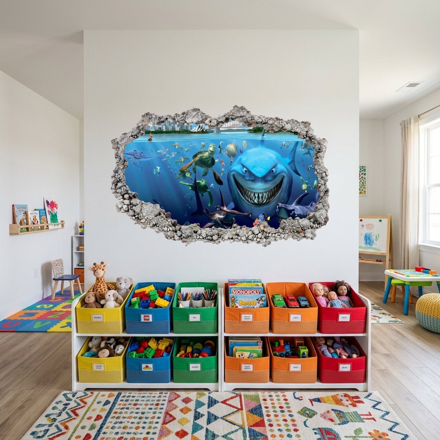 Finding Nemo Dory Pixar 3D Smashed Wall Decal Bedroom Decor 161
