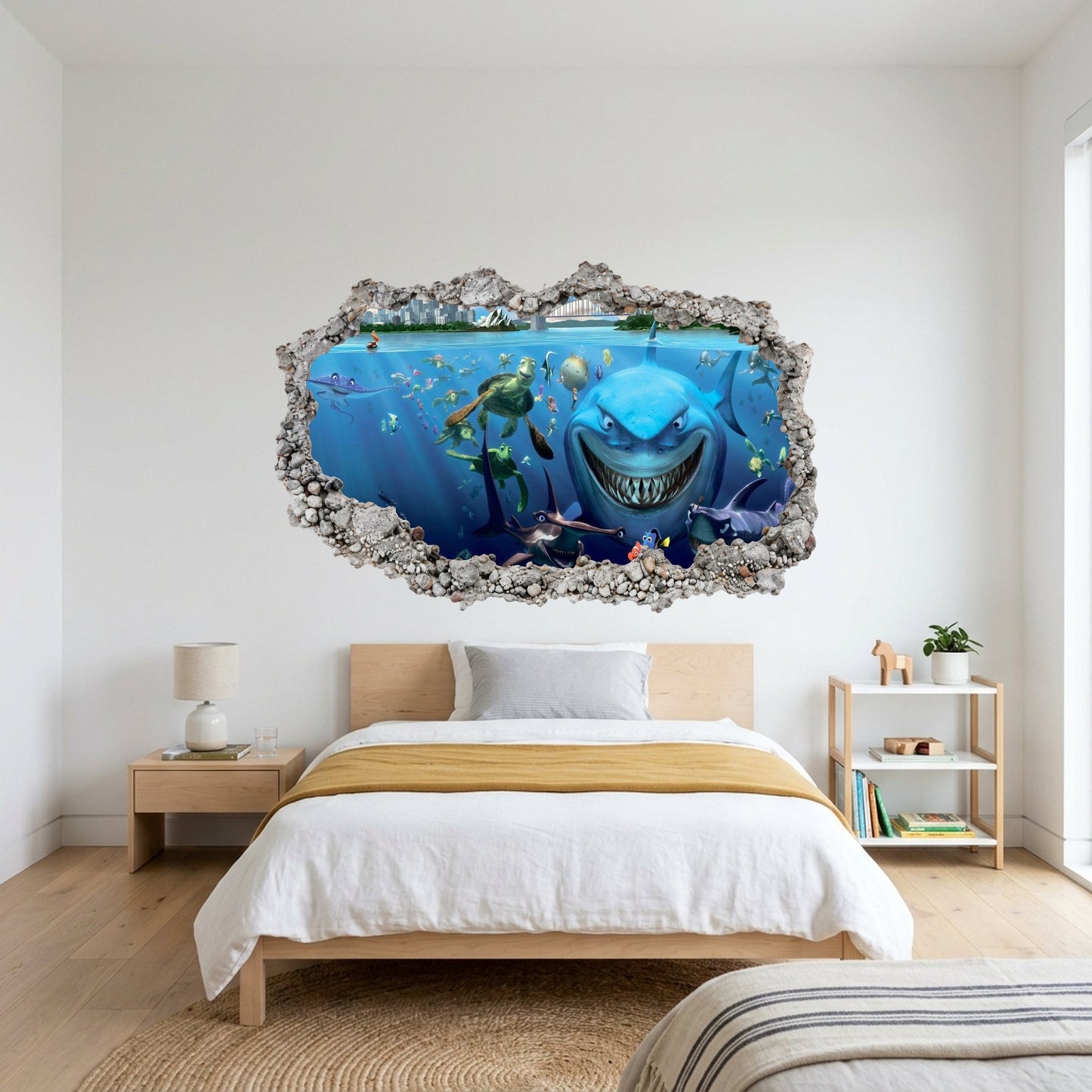 Finding Nemo Dory Pixar 3D Smashed Wall Decal Bedroom Decor 161