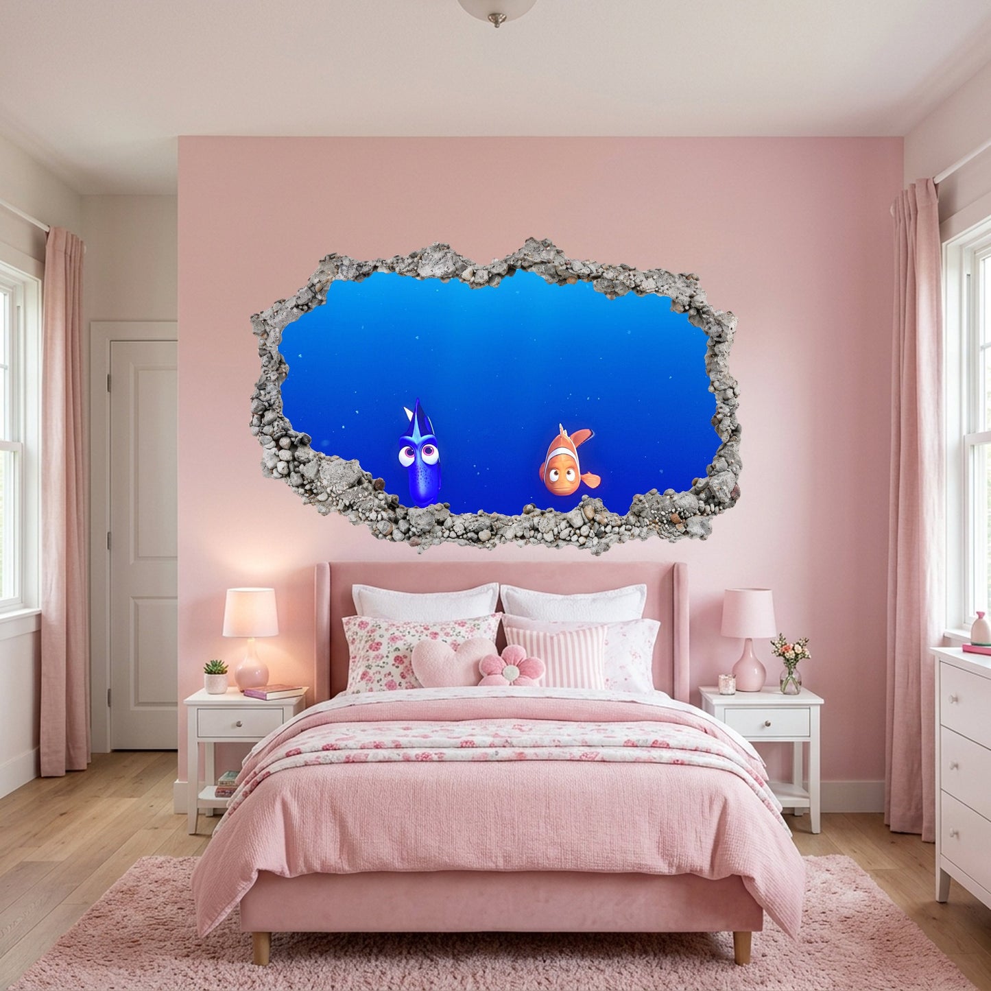 Finding Nemo Dory Pixar Nursery Wall Art Wall Art Sticker 172
