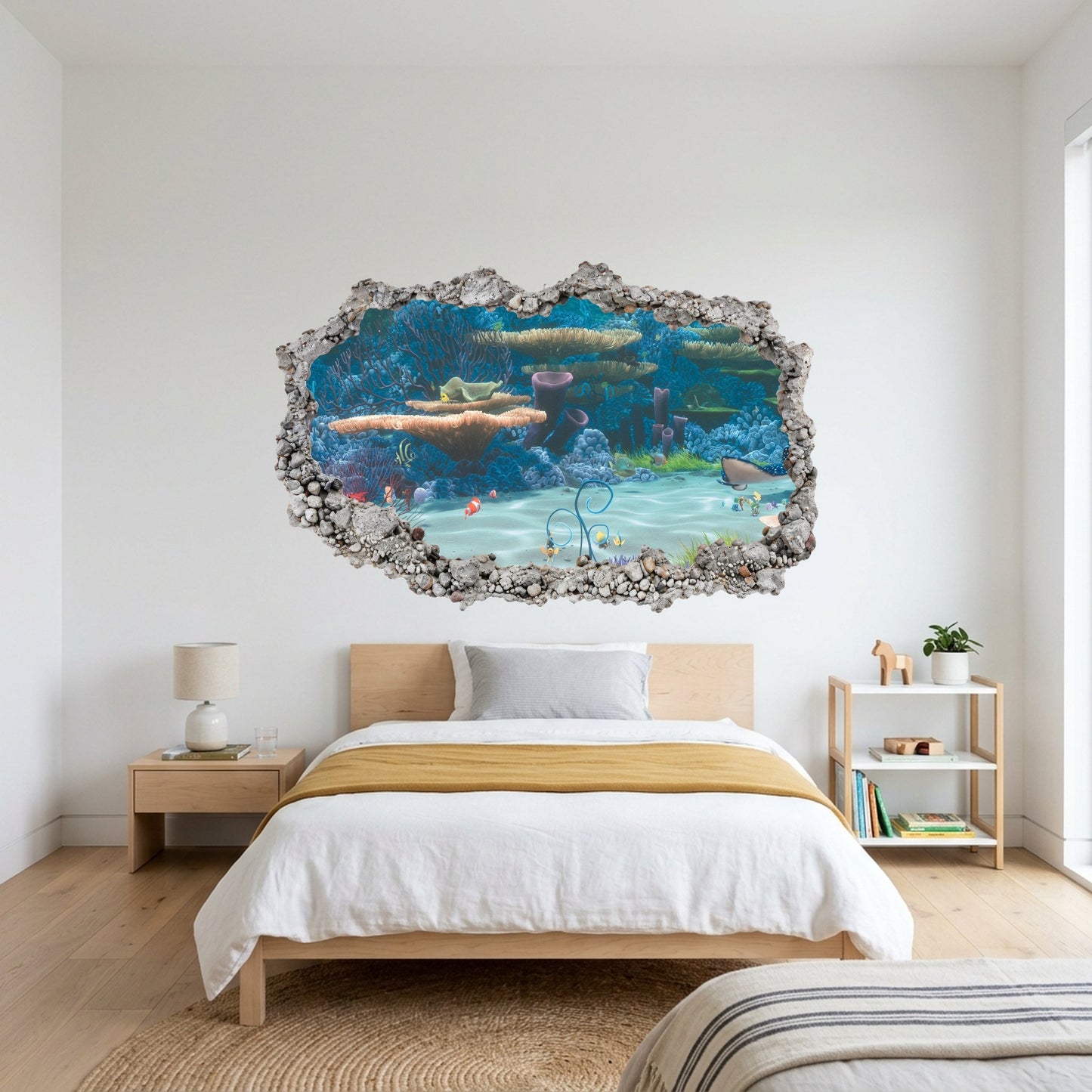 Finding Nemo Dory Pixar Playroom Art Decal 3D Effect Sticker 170