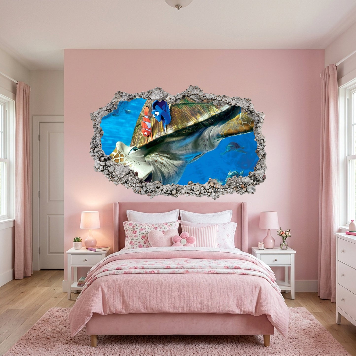 Finding Nemo Dory Pixar Vinyl Mural Wall Art Sticker 183