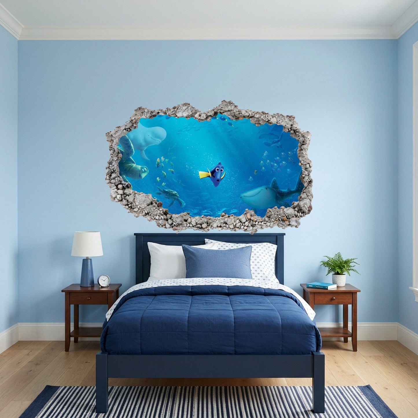 Finding Nemo Ocean Adventure 3D Wall Hole Decal Wall Art Sticker 166