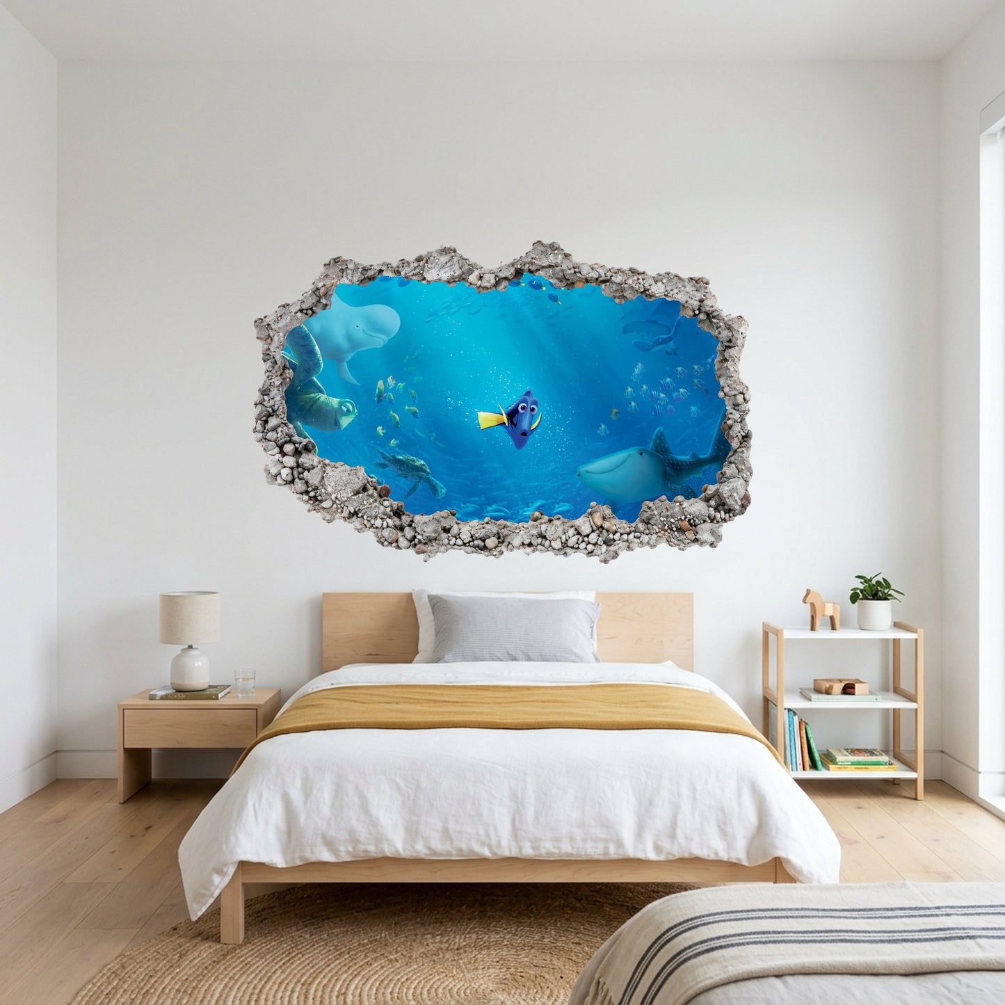 Finding Nemo Ocean Adventure 3D Wall Hole Decal Wall Art Sticker 166