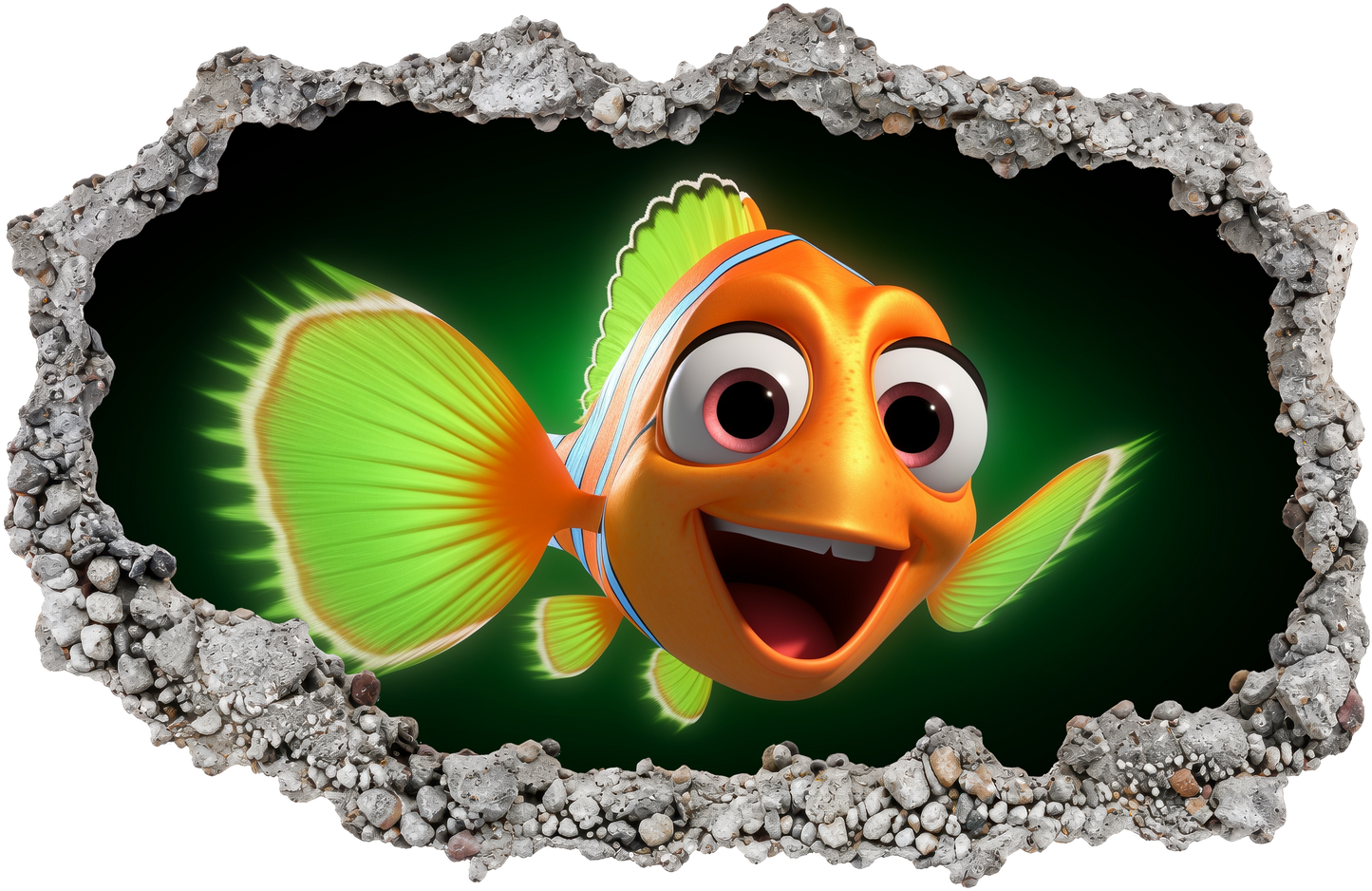 Finding Nemo Ocean Adventure Bedroom Decor 3D Effect Sticker 176