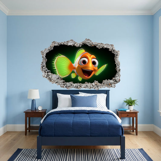 Finding Nemo Ocean Adventure Bedroom Decor 3D Effect Sticker 176