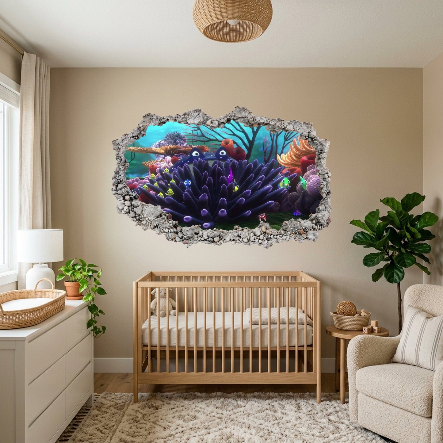 Finding Nemo Ocean Adventure Wall Art Sticker Kids Room Decor 182