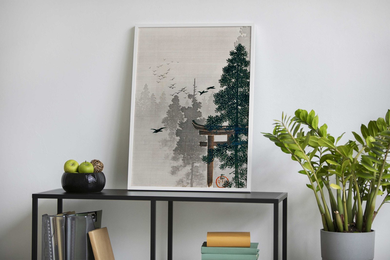 Flock of birds Ohara Koson Asian Style Poster | Wall Art for Home & Office | High-Quality Print - High-Quality Visual Display