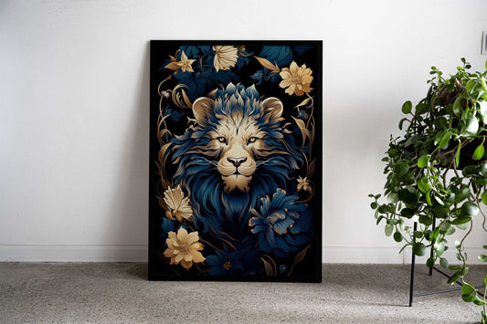 Floral Jungle Display Asian Style Poster | Wall Art for Home & Office | High-Quality Print - High-Quality Visual Display