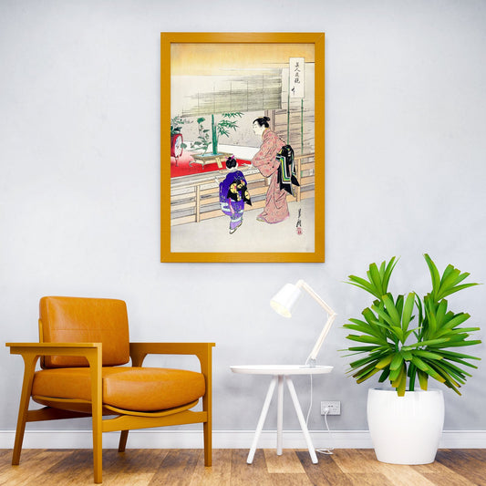 Flower Arranging Asian Style Poster | Wall Art for Home & Office | High-Quality Print - High-Quality Visual Display