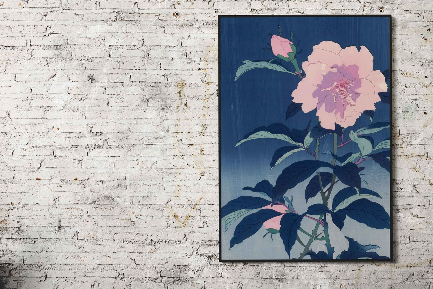 Flower Japan Painting Asian Style Poster | Wall Art for Home & Office | High-Quality Print