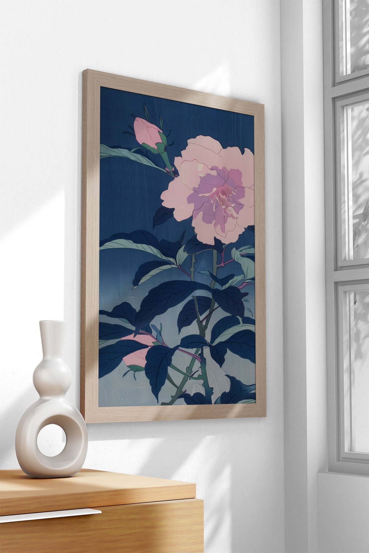 Flower Japan Painting Asian Style Poster | Wall Art for Home & Office | High-Quality Print
