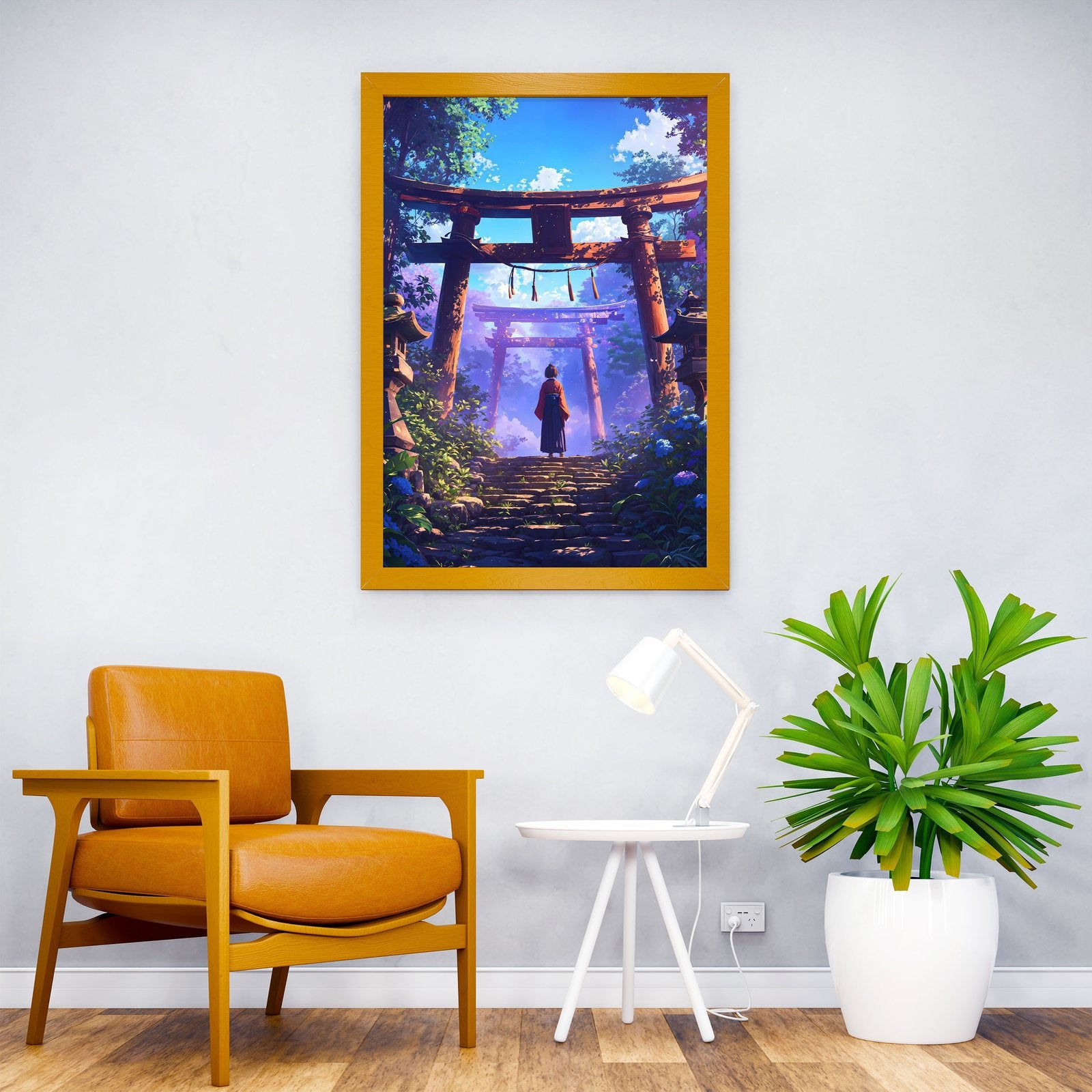 Follow the Path Asian Style Poster | Wall Art for Home & Office | High-Quality Print - High-Quality Visual Display