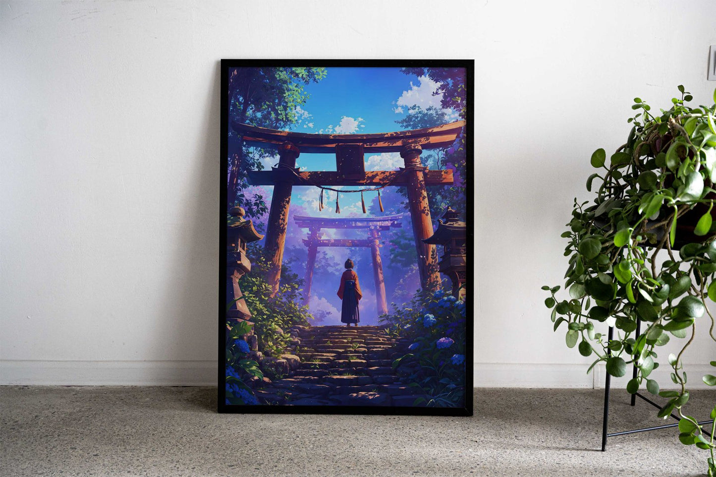Follow the Path Asian Style Poster | Wall Art for Home & Office | High-Quality Print - High-Quality Visual Display
