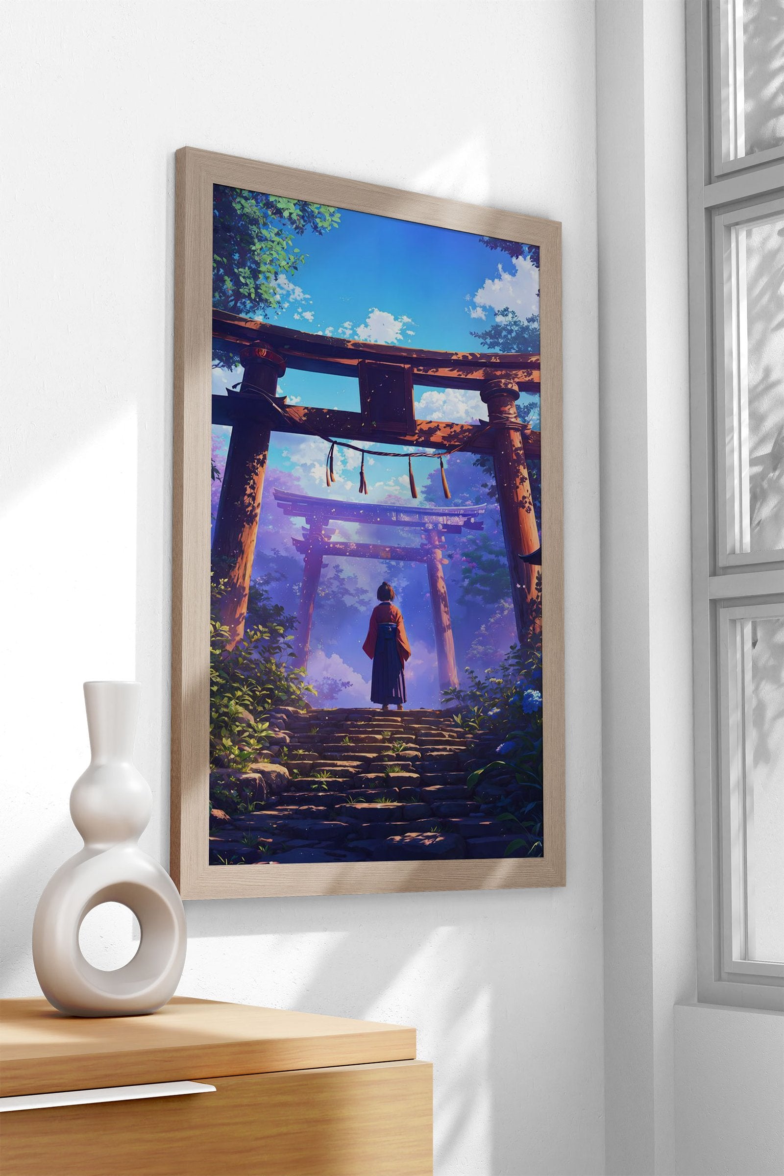 Follow the Path Asian Style Poster | Wall Art for Home & Office | High-Quality Print - High-Quality Visual Display
