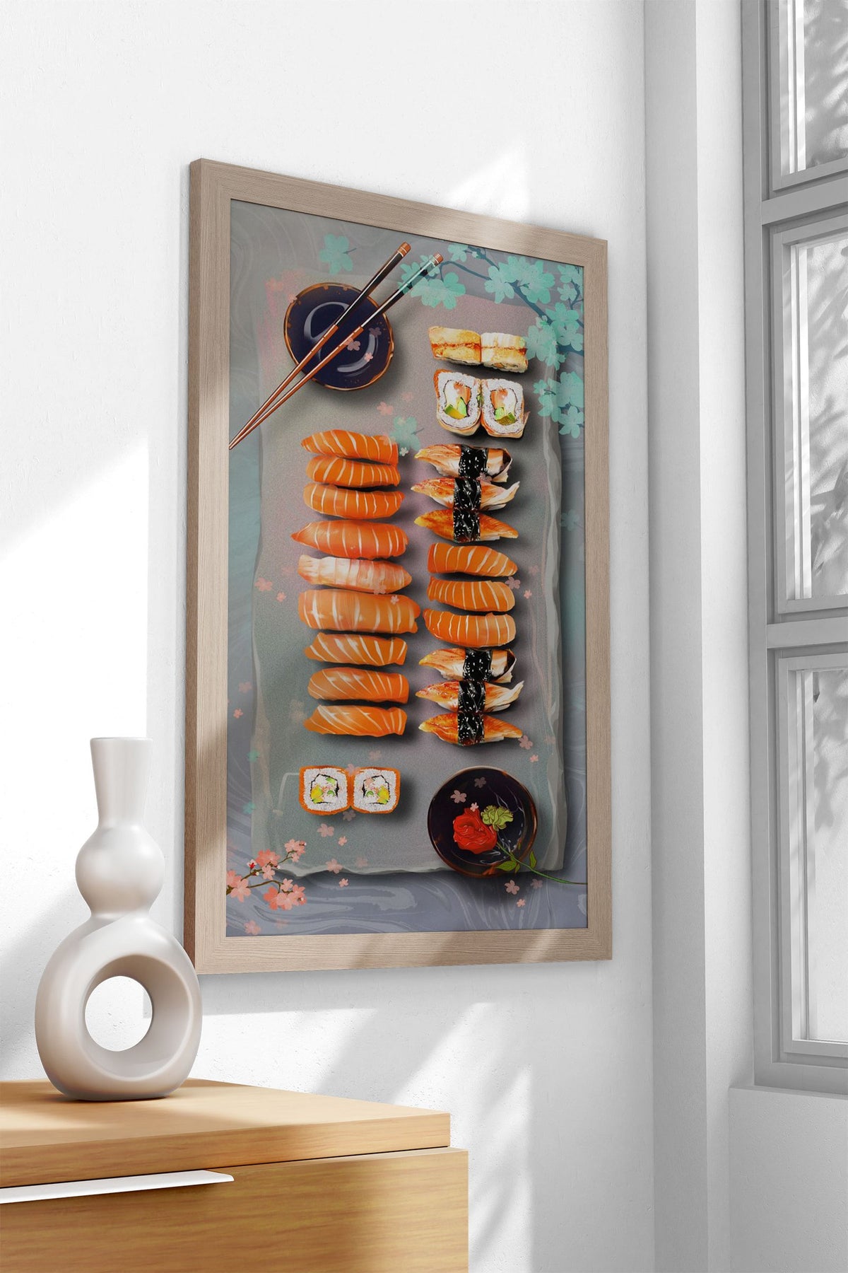 Food Sushi Japan Asian Style Poster | Wall Art for Home & Office | High-Quality Print - High-Quality Visual Display