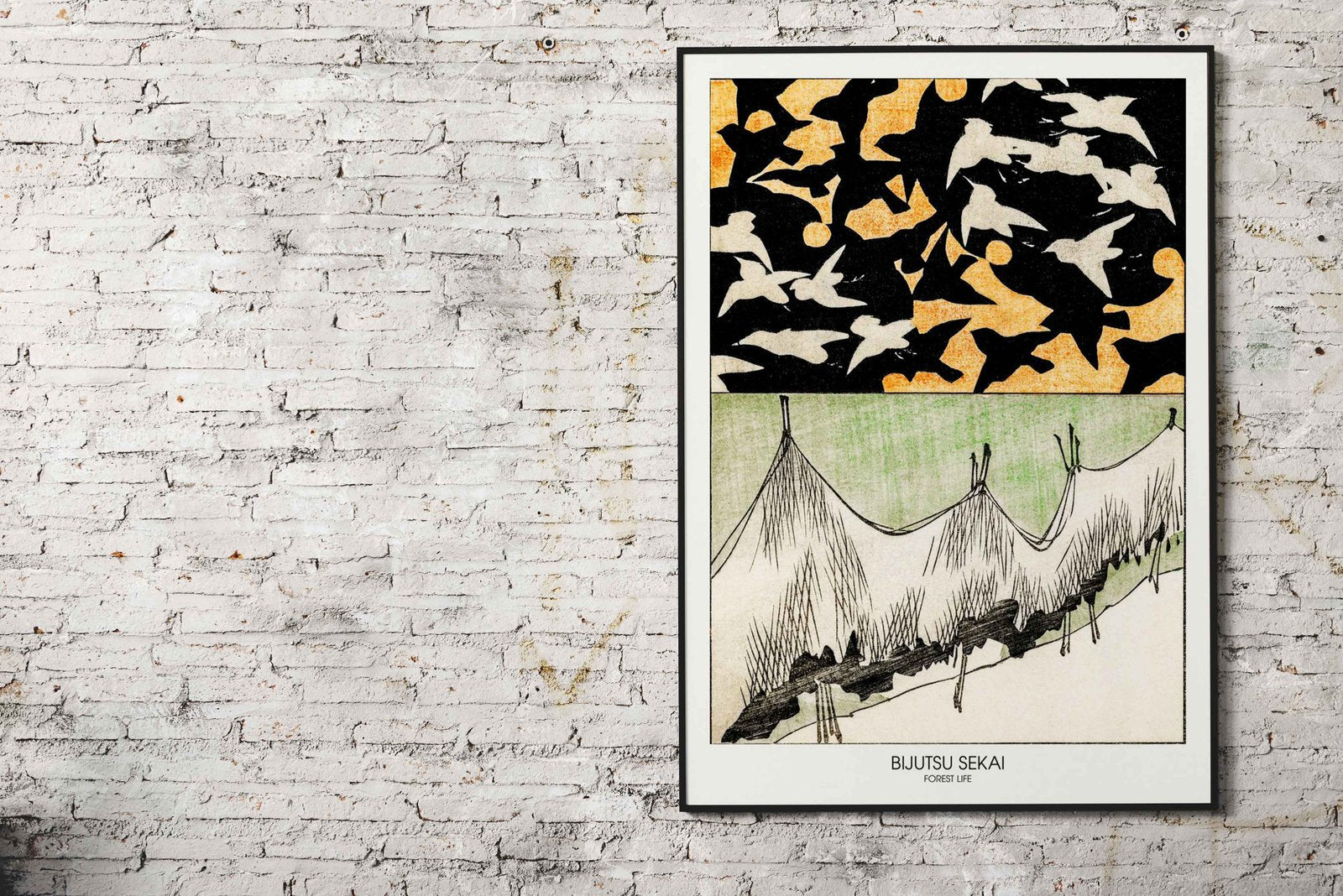 Forest Life Asian Style Poster | Wall Art for Home & Office | High-Quality Print - High-Quality Visual Display