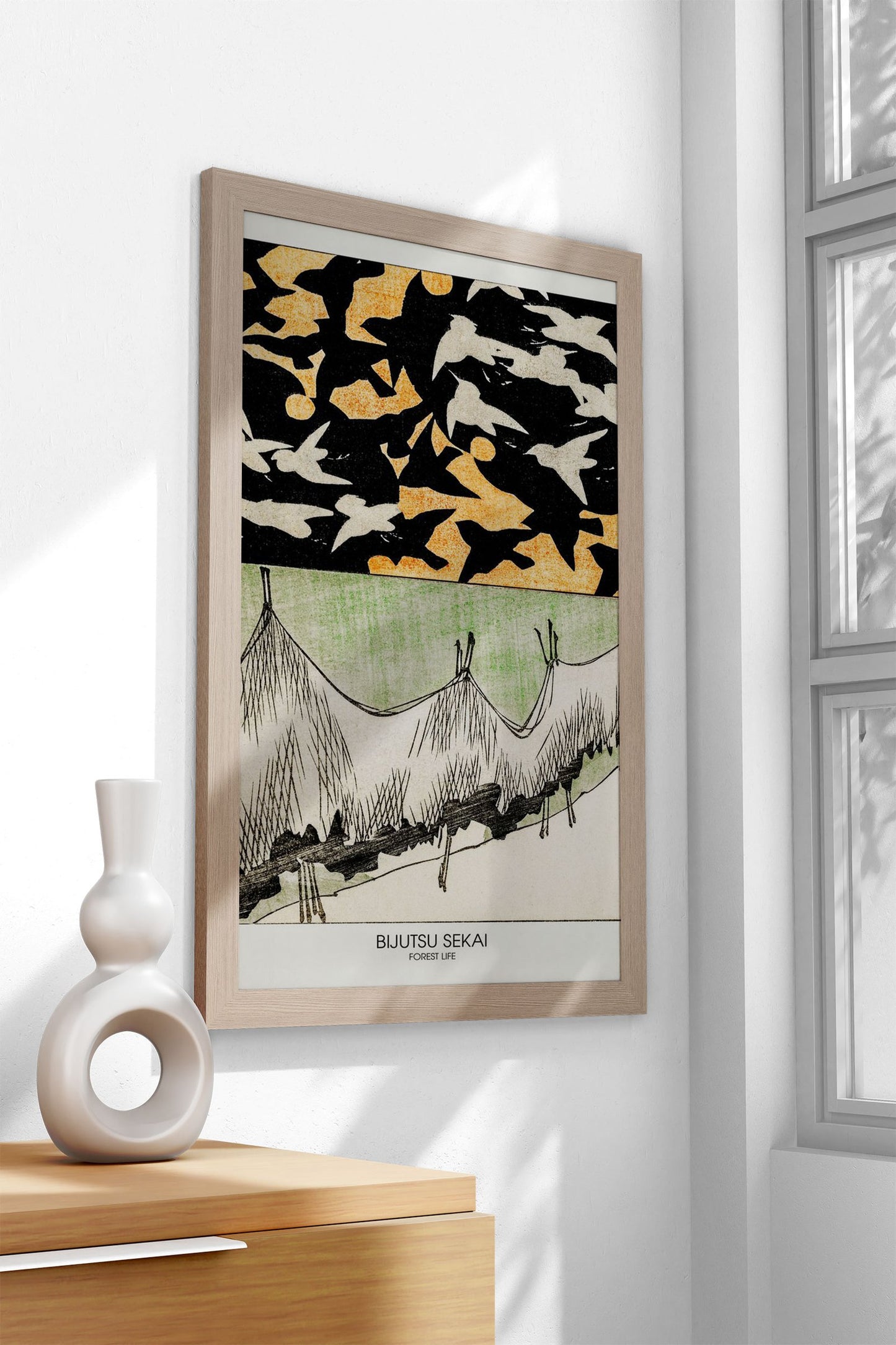 Forest Life Asian Style Poster | Wall Art for Home & Office | High-Quality Print - High-Quality Visual Display