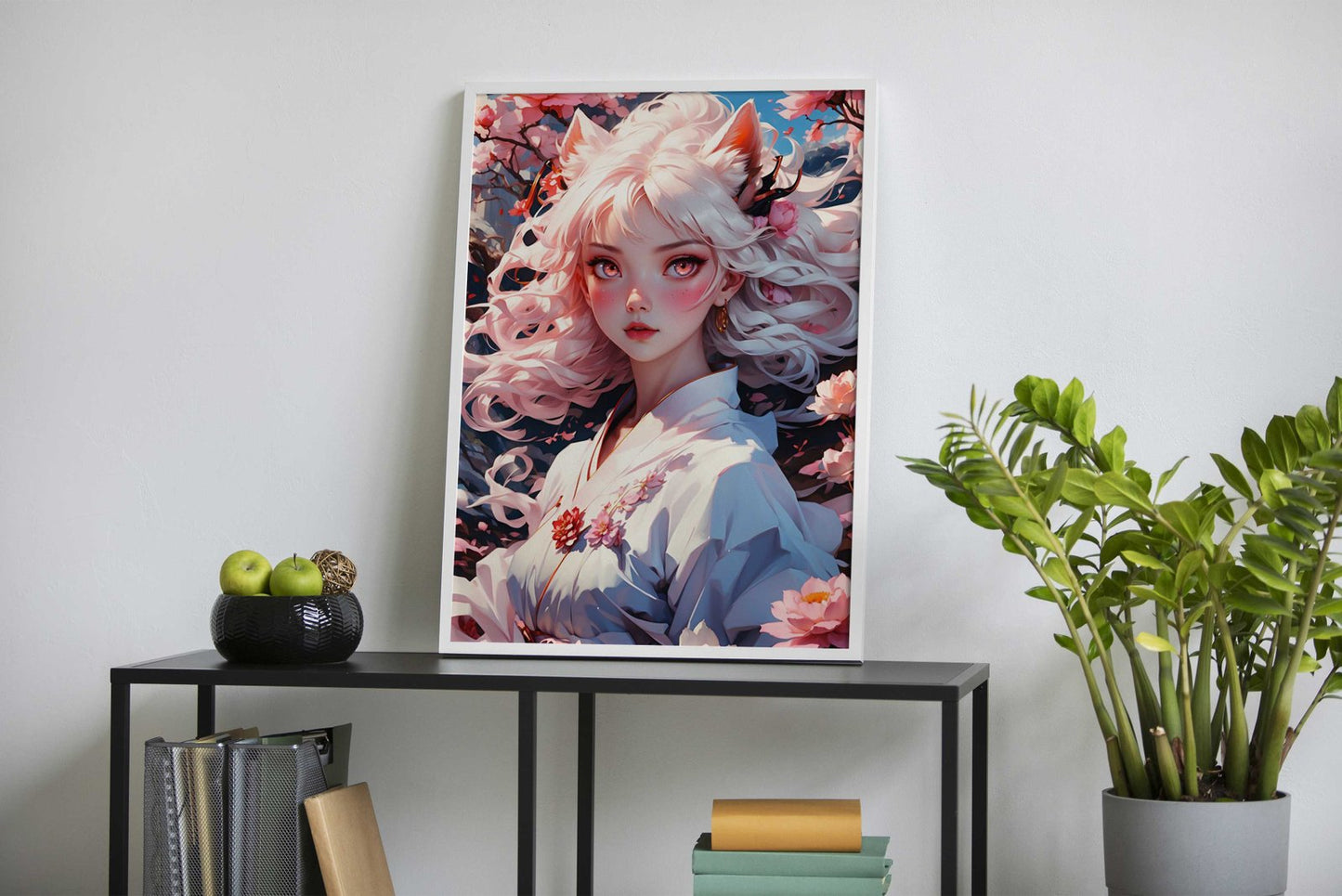 Fox Goddess Masterpiece Asian Style Poster | Wall Art for Home & Office | High-Quality Print - High-Quality Visual Display