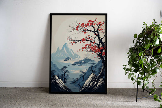 Fuji Mount Hokusai Japan Asian Style Poster | Wall Art for Home & Office | High-Quality Print - High-Quality Visual Display