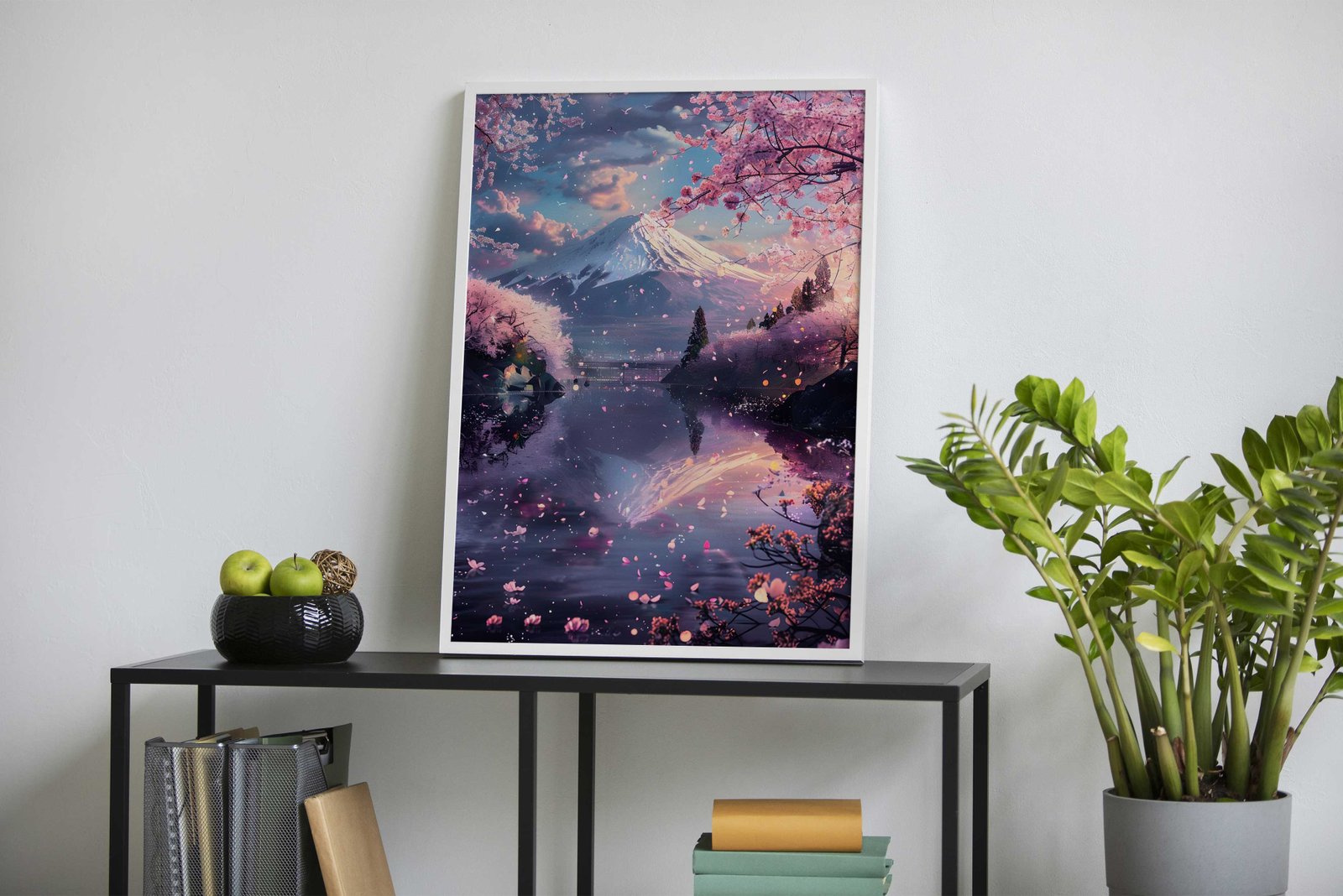 Fuji Mount reflection Asian Style Poster | Wall Art for Home & Office | High-Quality Print - High-Quality Visual Display