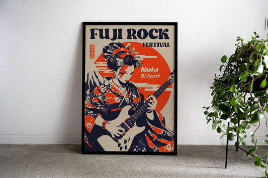 Fuji Rock Festival Asian Style Poster | Wall Art for Home & Office | High-Quality Print - High-Quality Visual Display