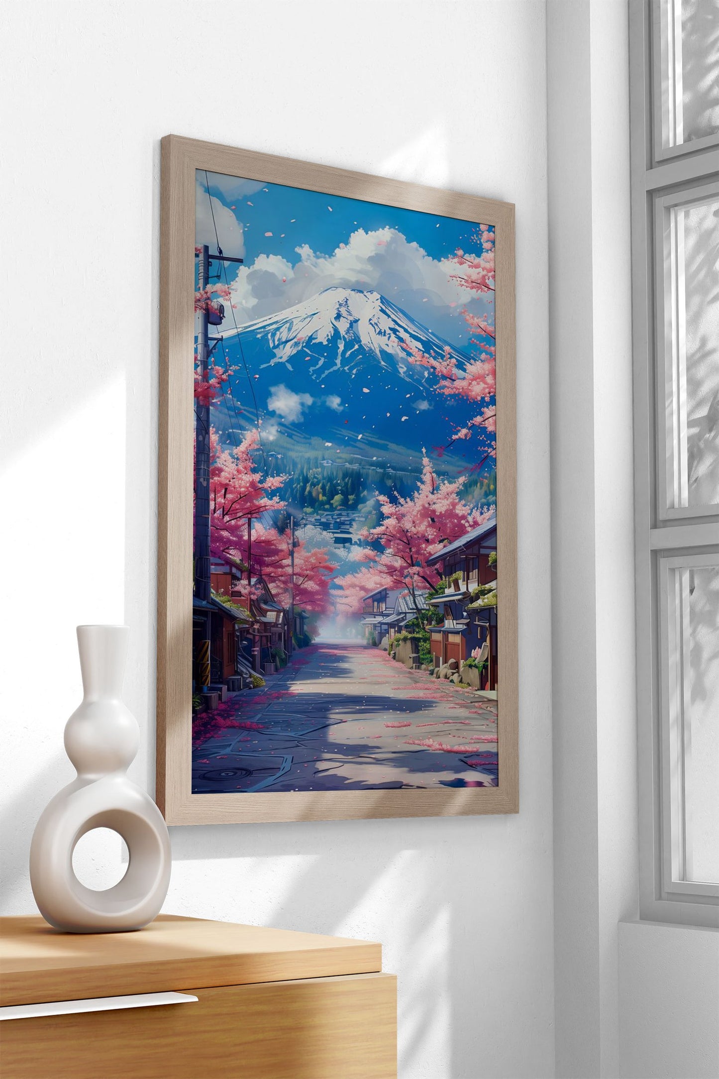 Fuji mount landscape Asian Style Poster | Wall Art for Home & Office | High-Quality Print