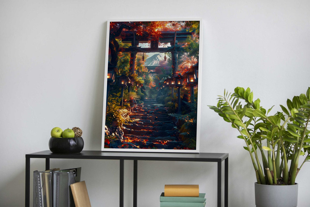 Fuji mount view anime Asian Style Poster | Wall Art for Home & Office | High-Quality Print - High-Quality Visual Display