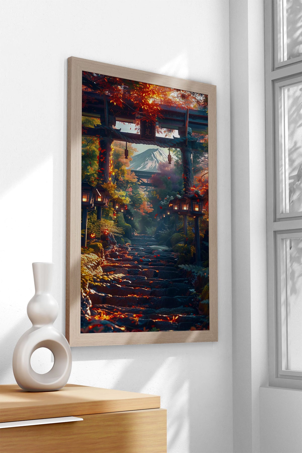 Fuji mount view anime Asian Style Poster | Wall Art for Home & Office | High-Quality Print - High-Quality Visual Display