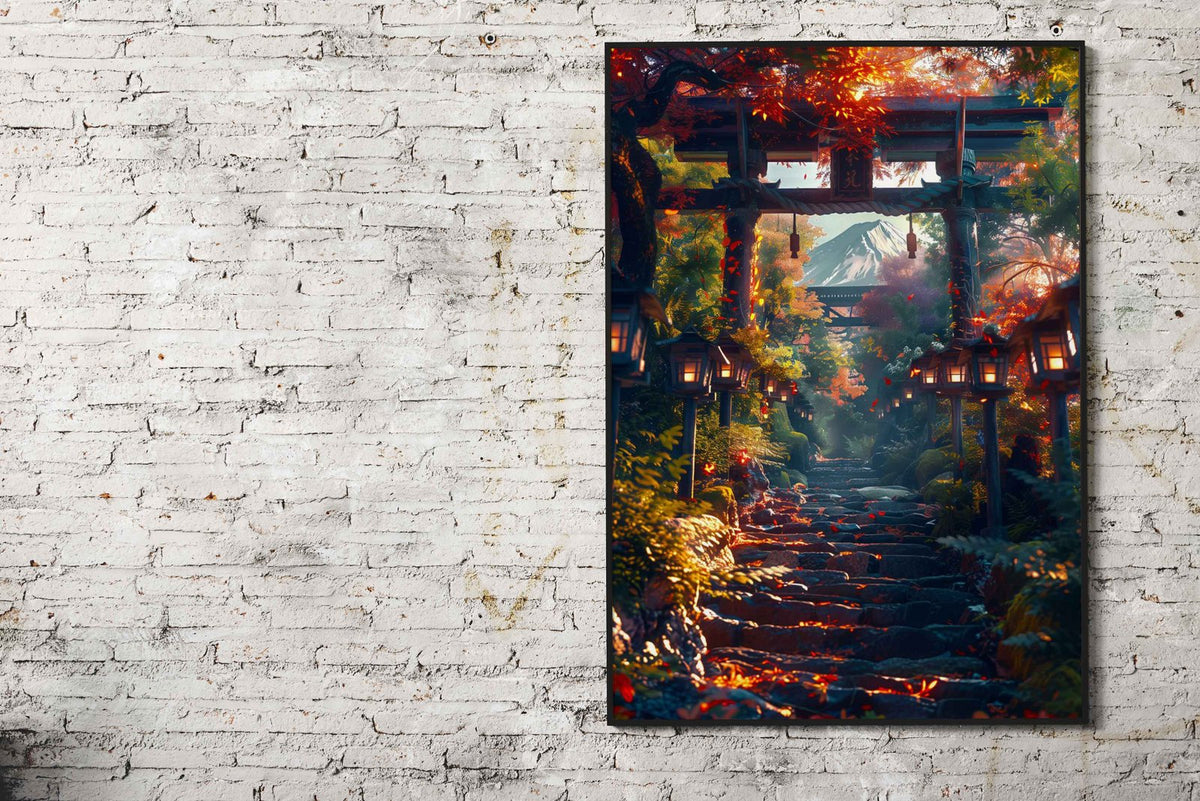 Fuji mount view anime Asian Style Poster | Wall Art for Home & Office | High-Quality Print - High-Quality Visual Display