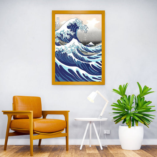 Full Great wave Kanagawa Asian Style Poster | Wall Art for Home & Office | High-Quality Print - High-Quality Visual Display