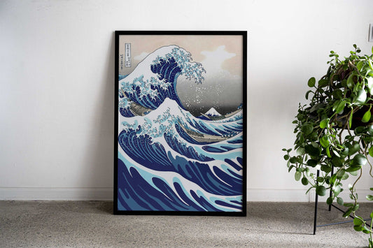 Full Great wave Kanagawa Asian Style Poster | Wall Art for Home & Office | High-Quality Print - High-Quality Visual Display