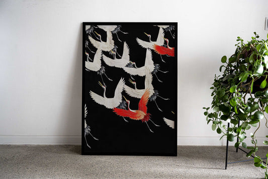 Furisode with a Myriad Asian Style Poster | Wall Art for Home & Office | High-Quality Print - High-Quality Visual Display