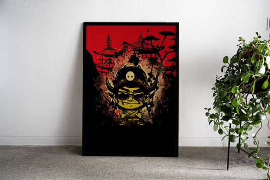 Fury in small stature Asian Style Poster | Wall Art for Home & Office | High-Quality Print - High-Quality Visual Display