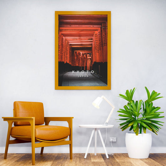 Fushimi Inari Kyoto Asian Style Poster | Wall Art for Home & Office | High-Quality Print - High-Quality Visual Display