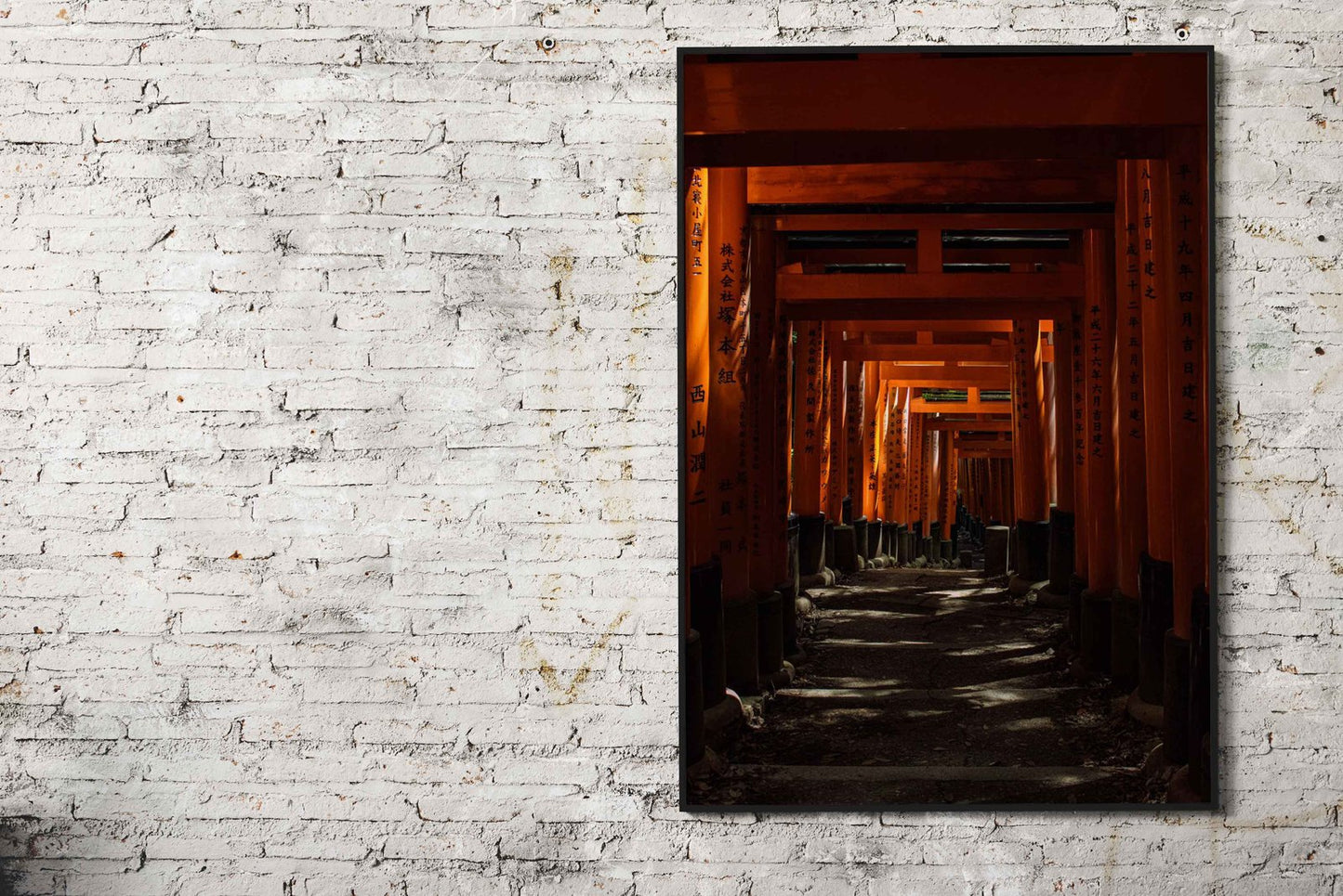 Fushimi Inari Shrine Torii Gates Asian Style Poster | Wall Art for Home & Office | High-Quality Print
