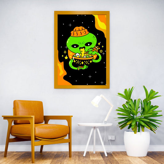 Galactic Slurp Asian Style Poster | Wall Art for Home & Office | High-Quality Print - High-Quality Visual Display
