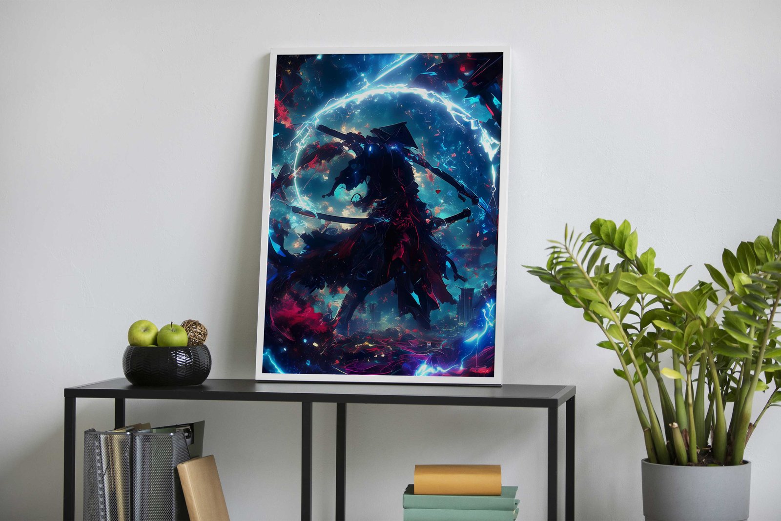 Galaxy Aura Samurai Asian Style Poster | Wall Art for Home & Office | High-Quality Print - High-Quality Visual Display