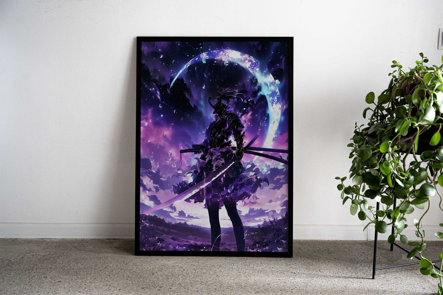 Galaxy Samurai Asian Style Poster | Wall Art for Home & Office | High-Quality Print - High-Quality Visual Display
