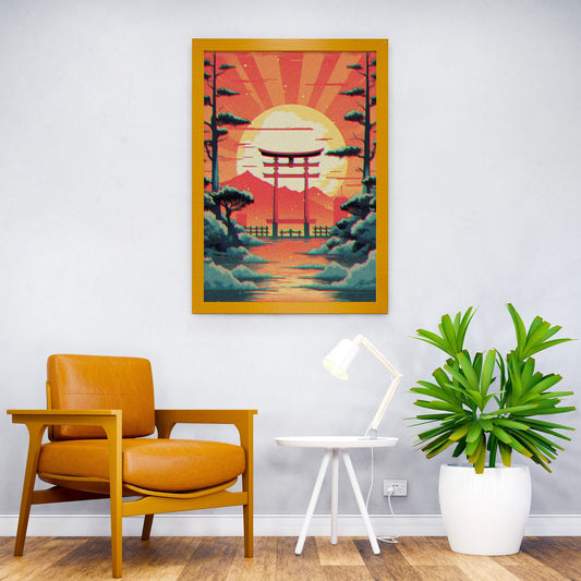 Gate Japan Asian Style Poster | Wall Art for Home & Office | High-Quality Print - High-Quality Visual Display