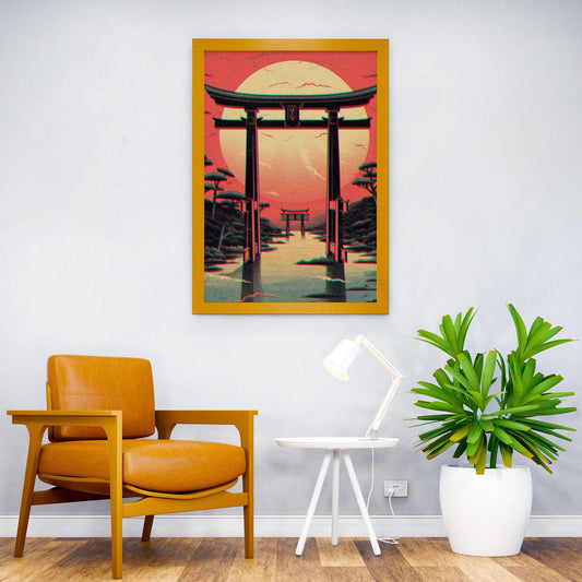 Gate Mystic Japan Asian Style Poster | Wall Art for Home & Office | High-Quality Print - High-Quality Visual Display