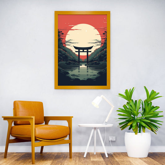 Gate Secret Asian Style Poster | Wall Art for Home & Office | High-Quality Print - High-Quality Visual Display