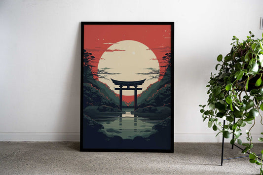 Gate Secret Asian Style Poster | Wall Art for Home & Office | High-Quality Print - High-Quality Visual Display