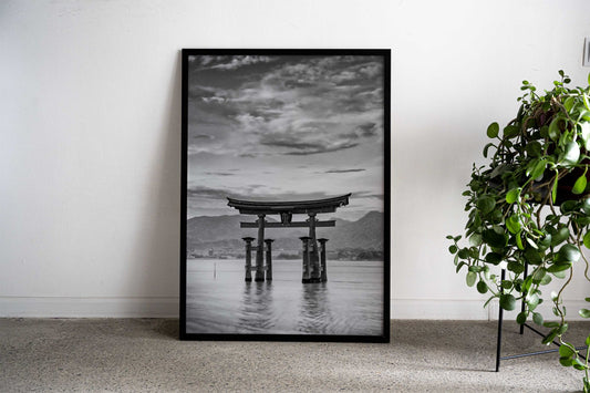 Gate of Itsukushima Shrine Asian Style Poster | Wall Art for Home & Office | High-Quality Print - High-Quality Visual Display