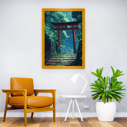 Gate Asian Style Poster | Wall Art for Home & Office | High-Quality Print - High-Quality Visual Display
