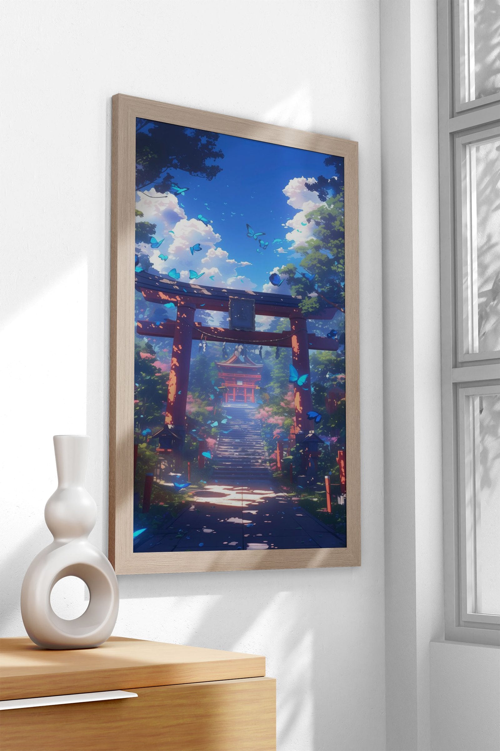 Gateway Bliss Asian Style Poster | Wall Art for Home & Office | High-Quality Print - High-Quality Visual Display
