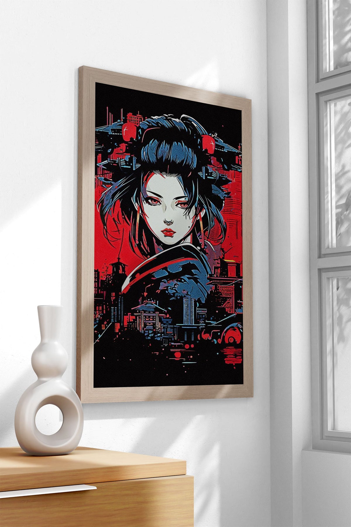 Geisha Art Asian Style Poster | Wall Art for Home & Office | High-Quality Print - High-Quality Visual Display